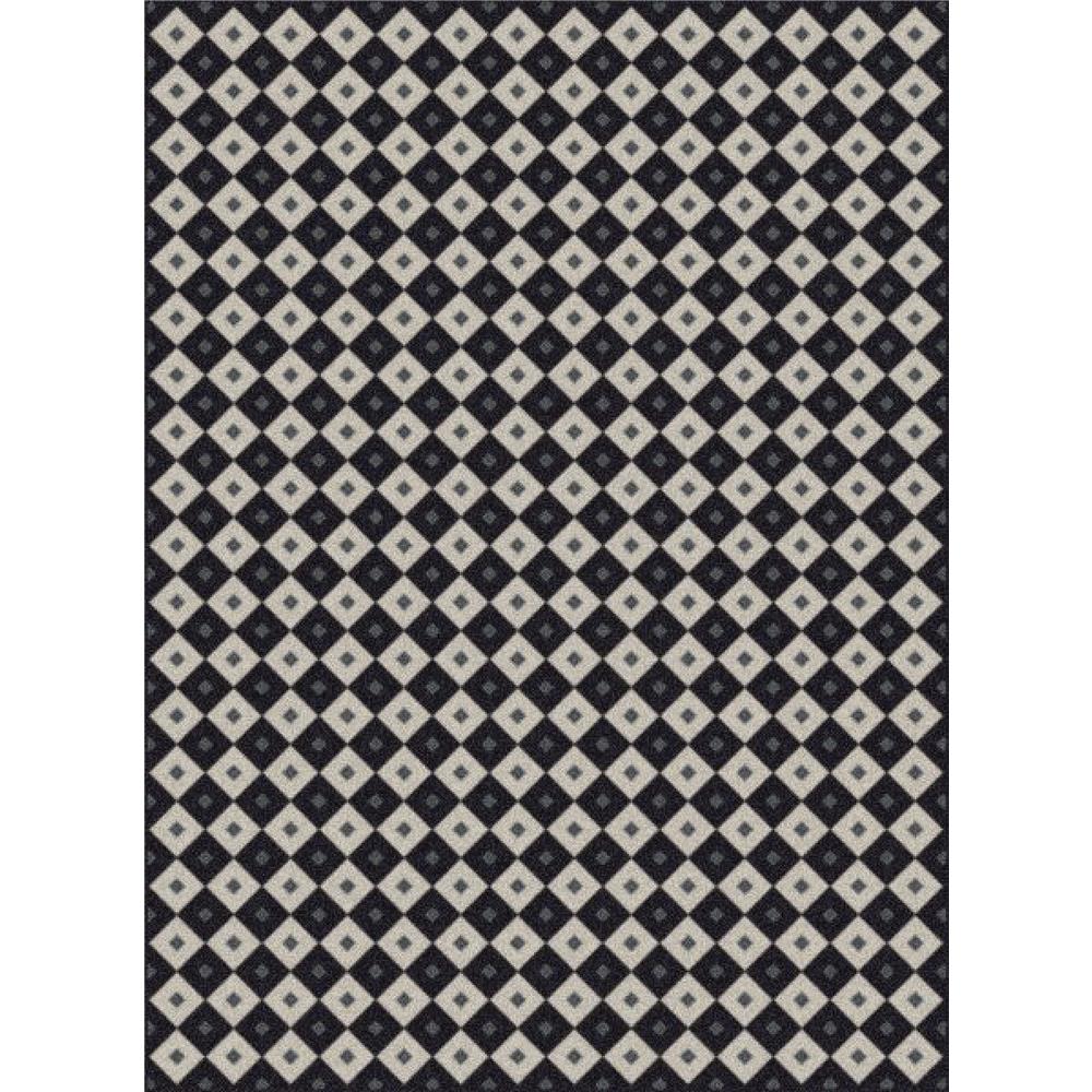 Dynamic Rugs 5197-6148 Piazza 7 Ft. 10 In. X 10 Ft. 10 In. Rectangle Rug in Black/Red